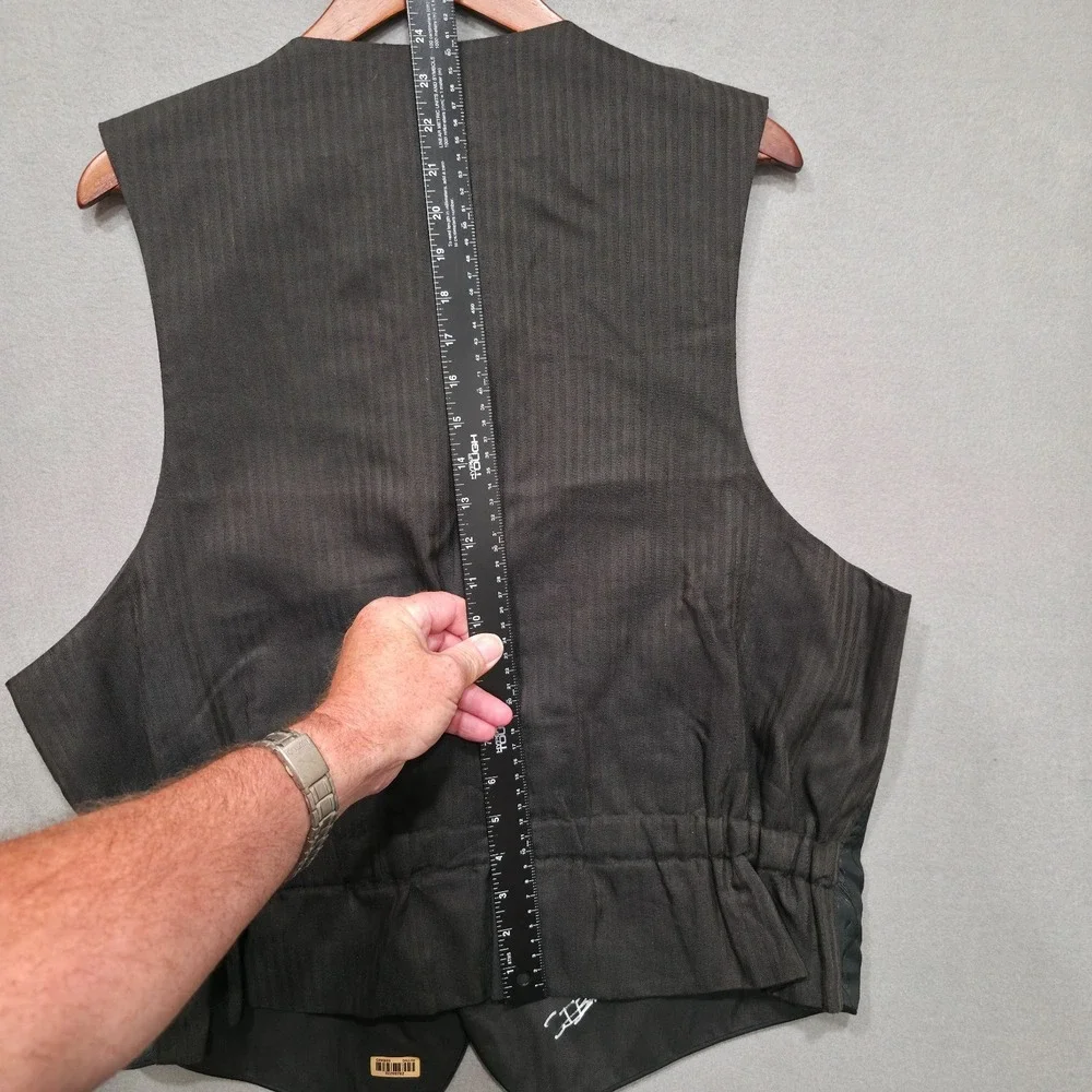 Bill Blass Signature Green Tuxedo‎ Vest Size Large